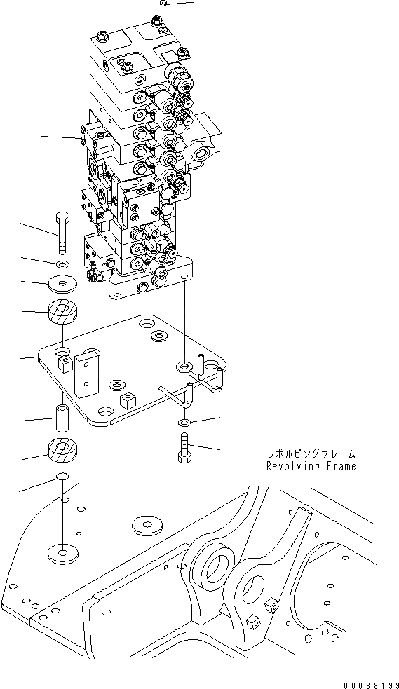 Схема запчастей Komatsu PC138US-8 - ОСНОВН. КЛАПАН (ДЛЯ ABLE - AVAIL ДЛЯ РЕГУЛИР. -ЧАСТИS СТРЕЛА И ОТВАЛ)(№-) ГИДРАВЛИКА