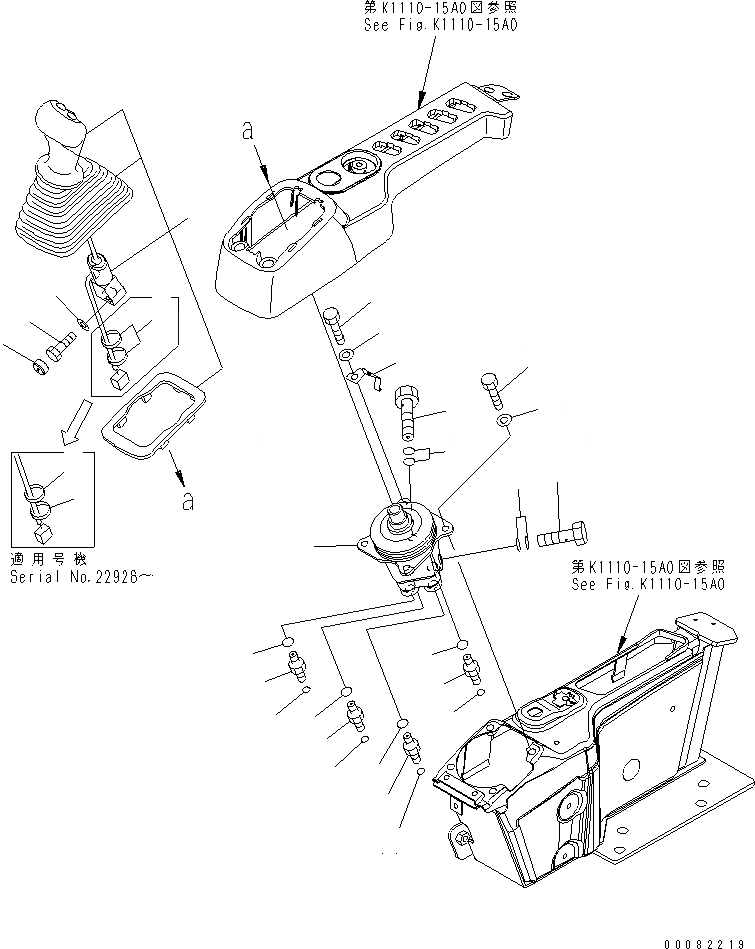 Схема запчастей Komatsu PC138US-8 - ОСНОВН. КОНСТРУКЦИЯ (РЫЧАГ И КЛАПАН) (ПРАВ.) (ДЛЯ ЕС)(№-) КАБИНА ОПЕРАТОРА И СИСТЕМА УПРАВЛЕНИЯ