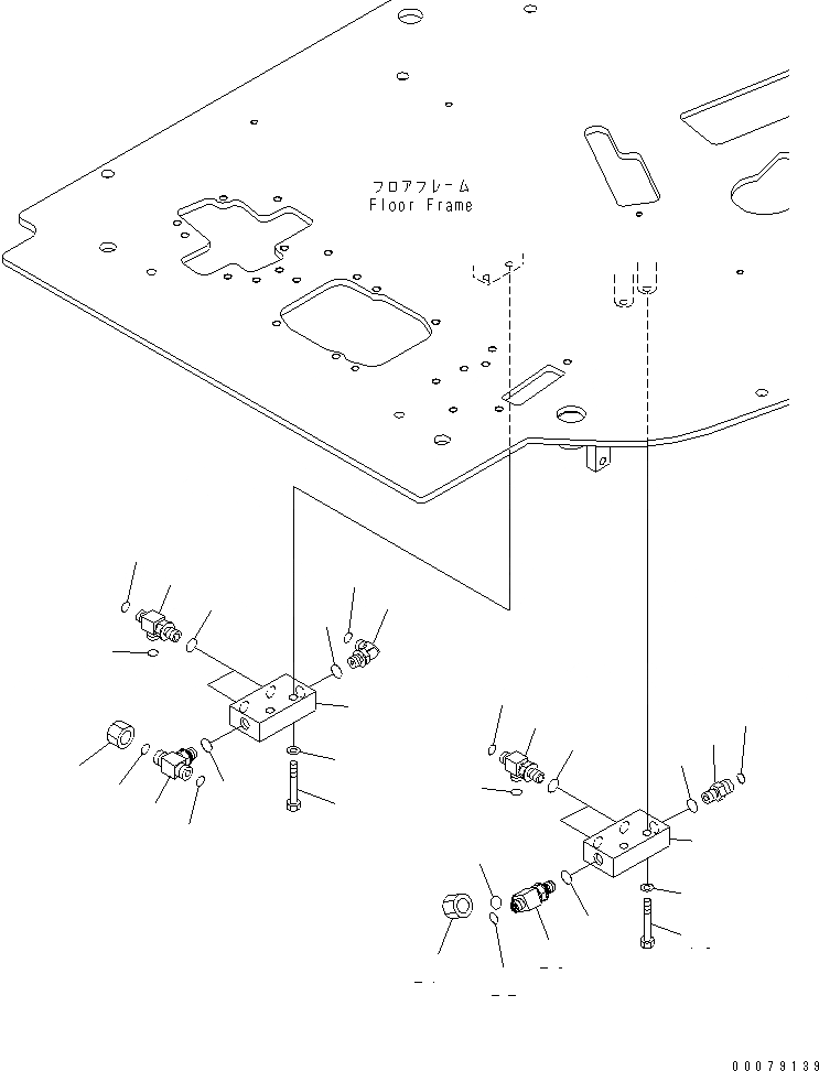Схема запчастей Komatsu PC138US-8 - ОСНОВН. КОНСТРУКЦИЯ (P.T. БЛОК) (ДЛЯ ОТВАЛ И KUK OFFSET СТРЕЛА СПЕЦ-Я.)(№-) КАБИНА ОПЕРАТОРА И СИСТЕМА УПРАВЛЕНИЯ