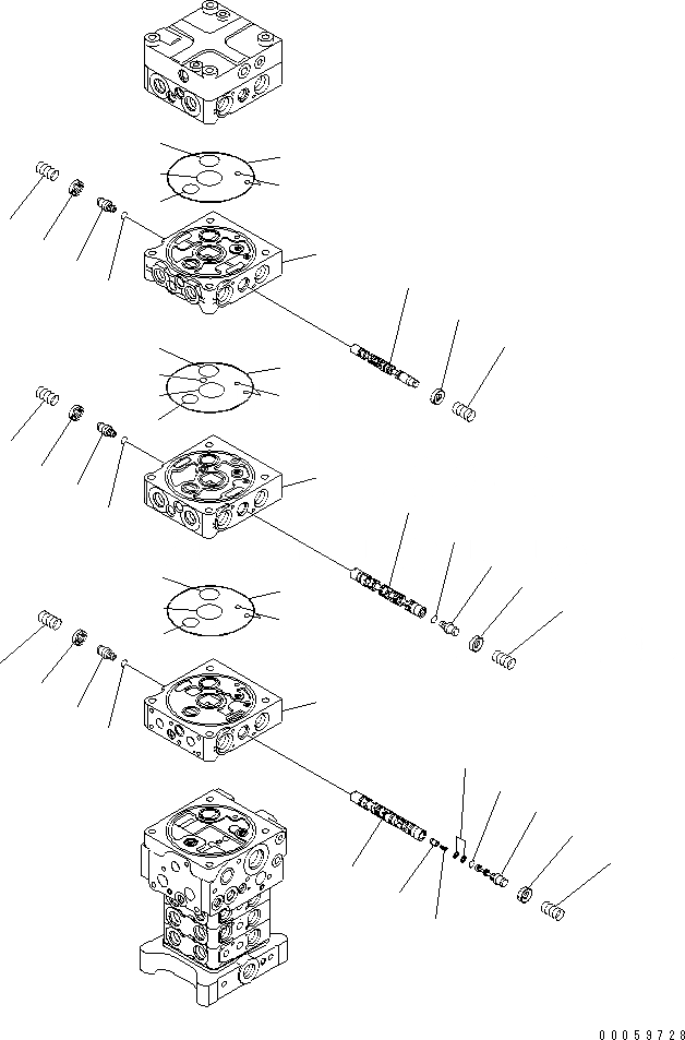 Схема запчастей Komatsu PC138US-8 - ОСНОВН. КЛАПАН (-НАВЕСН. ОБОРУД) (/7)(№-) ОСНОВН. КОМПОНЕНТЫ И РЕМКОМПЛЕКТЫ