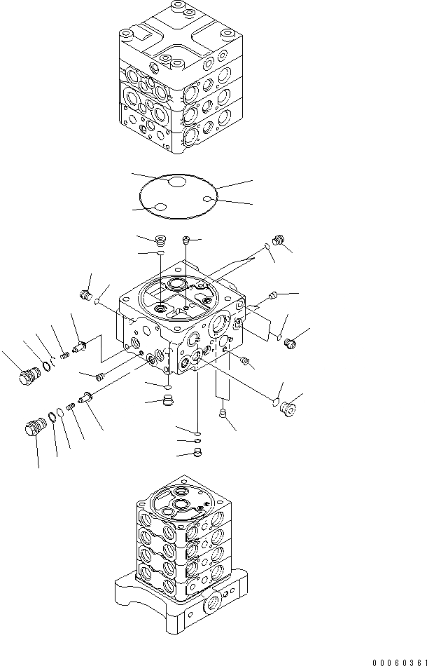 Схема запчастей Komatsu PC138US-8 - ОСНОВН. КЛАПАН (ОТВАЛ) (8/)(№-) ОСНОВН. КОМПОНЕНТЫ И РЕМКОМПЛЕКТЫ