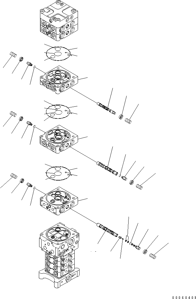 Схема запчастей Komatsu PC138US-8 - ОСНОВН. КЛАПАН (ДЛЯ ABLE - AVAIL ДЛЯ РЕГУЛИР. -ЧАСТИS СТРЕЛА И ОТВАЛ) (/)(№-) ОСНОВН. КОМПОНЕНТЫ И РЕМКОМПЛЕКТЫ