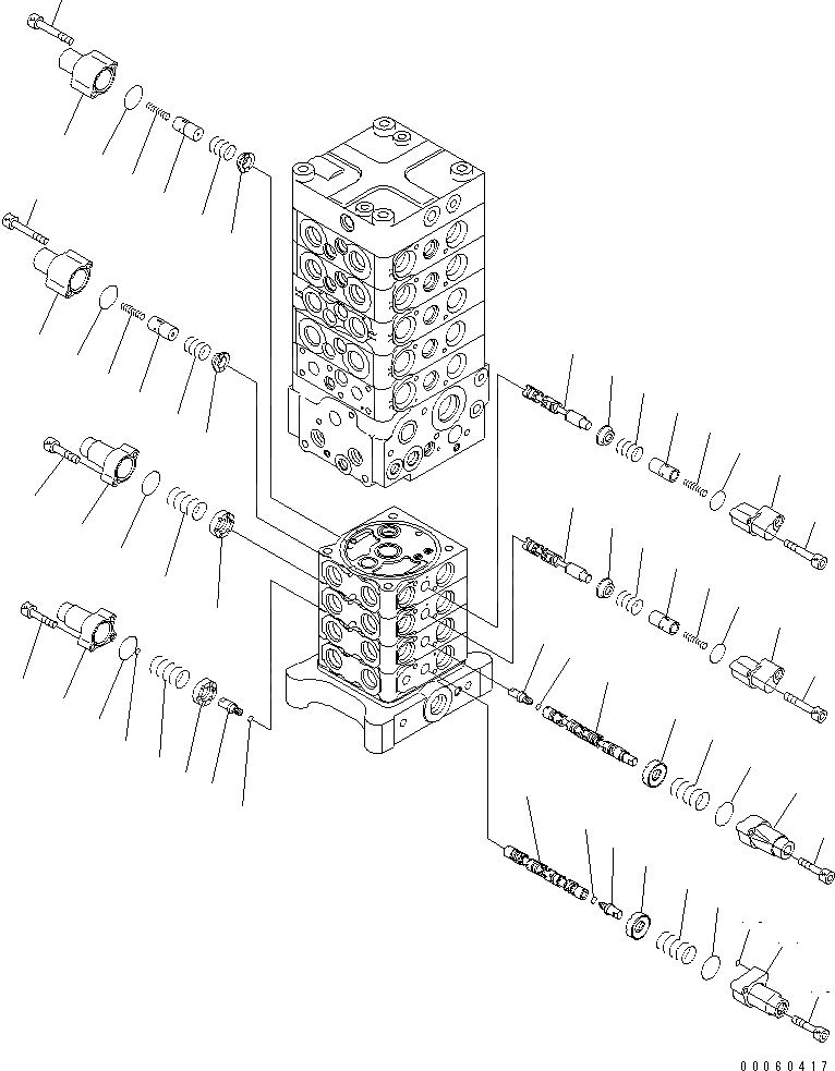 Схема запчастей Komatsu PC138US-8 - ОСНОВН. КЛАПАН (ДЛЯ ABLE - AVAIL ДЛЯ РЕГУЛИР. -ЧАСТИS СТРЕЛА И ОТВАЛ) (/)(№-) ОСНОВН. КОМПОНЕНТЫ И РЕМКОМПЛЕКТЫ