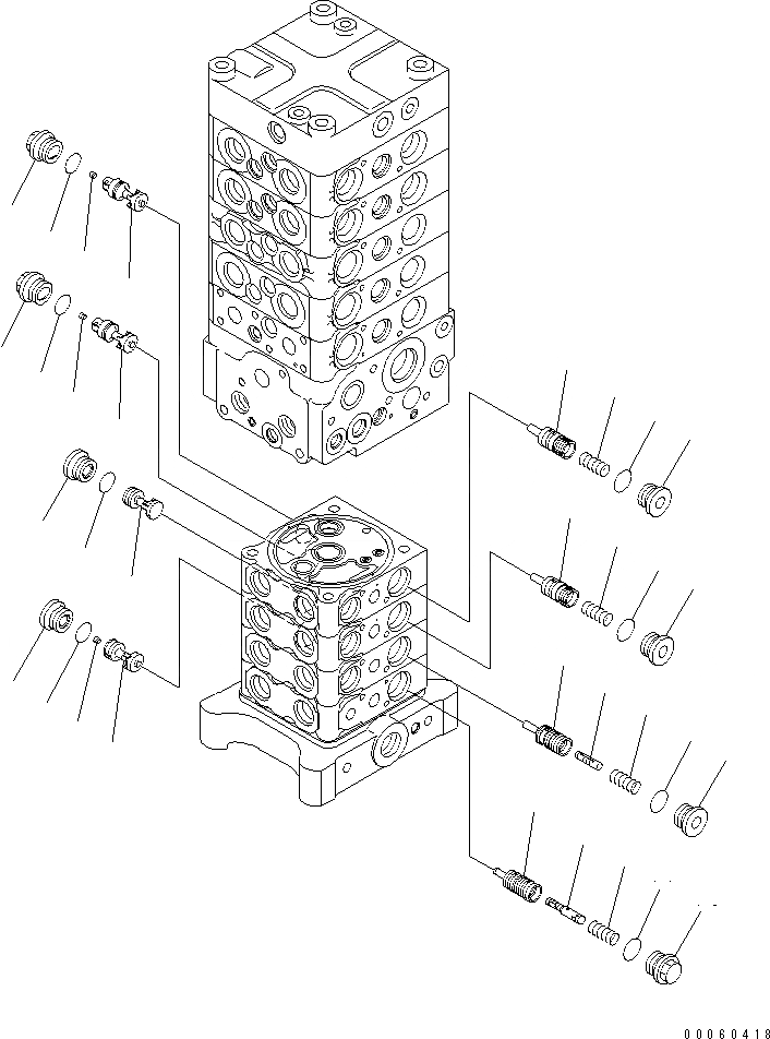 Схема запчастей Komatsu PC138US-8 - ОСНОВН. КЛАПАН (ДЛЯ ABLE - AVAIL ДЛЯ РЕГУЛИР. -ЧАСТИS СТРЕЛА И ОТВАЛ) (/)(№-) ОСНОВН. КОМПОНЕНТЫ И РЕМКОМПЛЕКТЫ