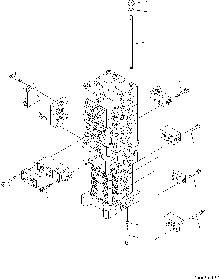 Схема запчастей Komatsu PC138US-8 - ОСНОВН. КЛАПАН (ДЛЯ ABLE - AVAIL ДЛЯ РЕГУЛИР. -ЧАСТИS СТРЕЛА И ОТВАЛ) (/)(№-) ОСНОВН. КОМПОНЕНТЫ И РЕМКОМПЛЕКТЫ