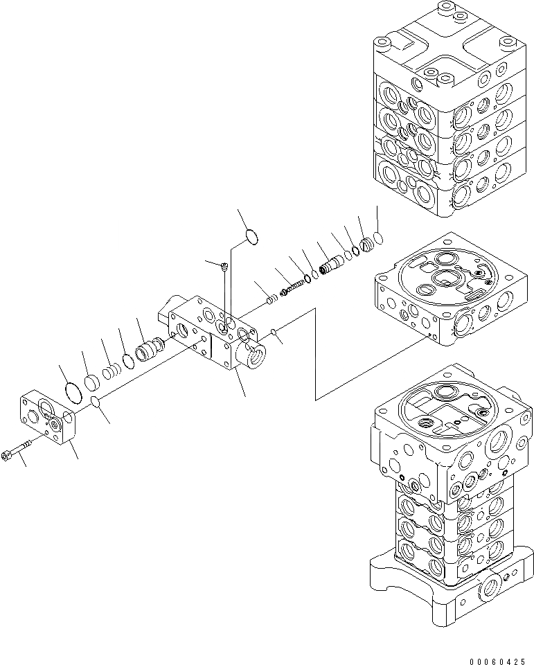 Схема запчастей Komatsu PC138US-8 - ОСНОВН. КЛАПАН (ДЛЯ ABLE - AVAIL ДЛЯ РЕГУЛИР. -ЧАСТИS СТРЕЛА И ОТВАЛ) (8/)(№-) ОСНОВН. КОМПОНЕНТЫ И РЕМКОМПЛЕКТЫ