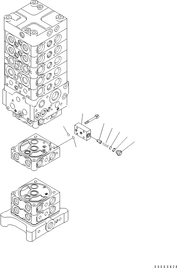 Схема запчастей Komatsu PC138US-8 - ОСНОВН. КЛАПАН (ДЛЯ ABLE - AVAIL ДЛЯ РЕГУЛИР. -ЧАСТИS СТРЕЛА И ОТВАЛ) (/)(№-) ОСНОВН. КОМПОНЕНТЫ И РЕМКОМПЛЕКТЫ