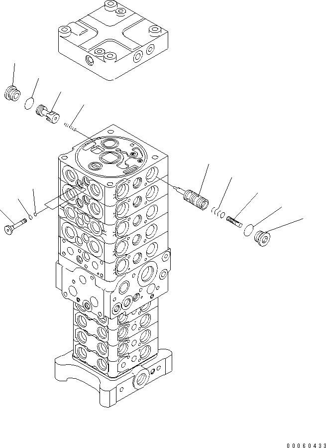 Схема запчастей Komatsu PC138US-8 - ОСНОВН. КЛАПАН (ДЛЯ ABLE - AVAIL ДЛЯ РЕГУЛИР. -ЧАСТИS СТРЕЛА И ОТВАЛ) (/)(№-) ОСНОВН. КОМПОНЕНТЫ И РЕМКОМПЛЕКТЫ