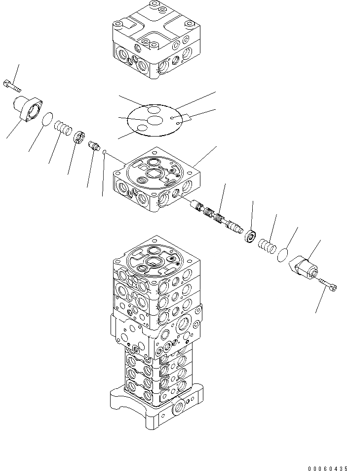 Схема запчастей Komatsu PC138US-8 - ОСНОВН. КЛАПАН (ДЛЯ ABLE - AVAIL ДЛЯ РЕГУЛИР. -ЧАСТИS СТРЕЛА И ОТВАЛ) (8/)(№-) ОСНОВН. КОМПОНЕНТЫ И РЕМКОМПЛЕКТЫ