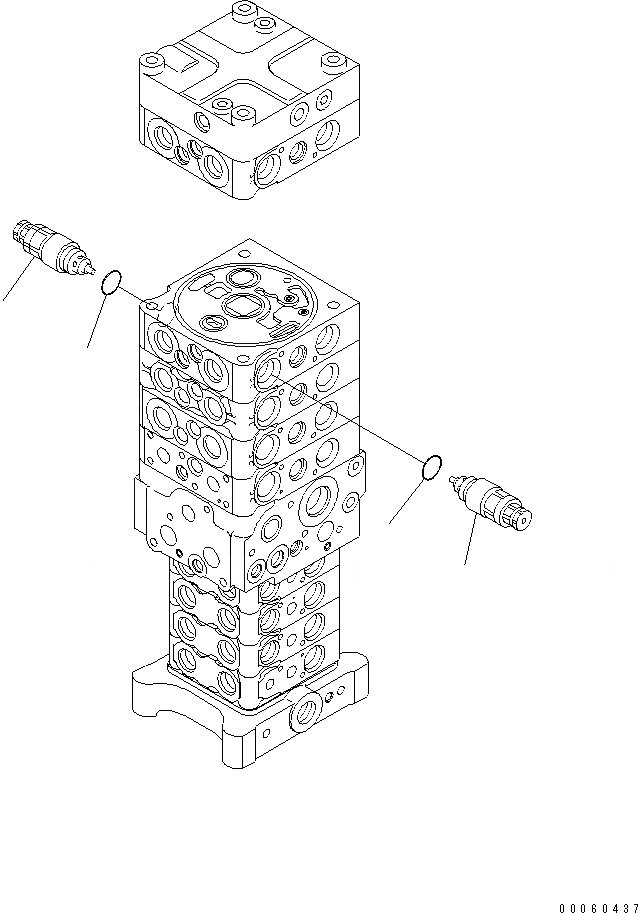 Схема запчастей Komatsu PC138US-8 - ОСНОВН. КЛАПАН (ОТВАЛ И KUK OFFSET СТРЕЛА СПЕЦ-Я.) (/)(№-) ОСНОВН. КОМПОНЕНТЫ И РЕМКОМПЛЕКТЫ