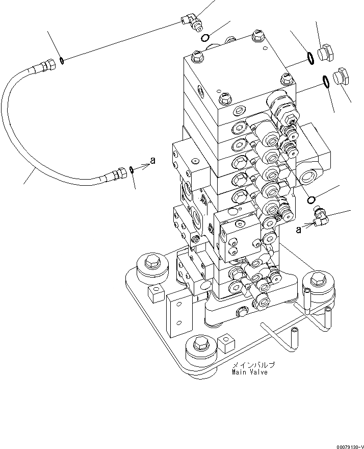 Схема запчастей Komatsu PC138USLC-8 - НАВЕСНОЕ ОБОРУД-Е (ЭЛЕМЕНТЫ)(№-) ГИДРАВЛИКА