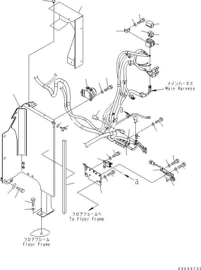 Схема запчастей Komatsu PC138US-8 - VEHICLE ЭЛЕКТР. (РЕЛЕ) (ДЛЯ АВСТРАЛИИ)(№7-) ЭЛЕКТРИКА