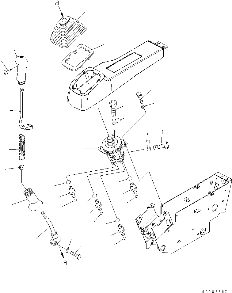 Схема запчастей Komatsu PC138US-8 - ОСНОВН. КОНСТРУКЦИЯ (РЫЧАГ И КЛАПАН) (ЛЕВ.) (ДЛЯ АВСТРАЛИИ)(№7-) КАБИНА ОПЕРАТОРА И СИСТЕМА УПРАВЛЕНИЯ