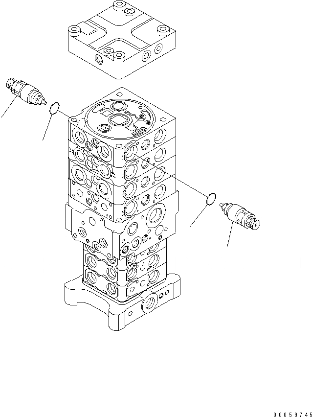 Схема запчастей Komatsu PC138US-8 - ОСНОВН. КЛАПАН (-НАВЕСН. ОБОРУД) (7/7)(№-) ОСНОВН. КОМПОНЕНТЫ И РЕМКОМПЛЕКТЫ