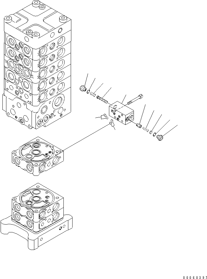 Схема запчастей Komatsu PC138US-8 - ОСНОВН. КЛАПАН (-НАВЕСН. ОБОРУД) (/)(№-) ОСНОВН. КОМПОНЕНТЫ И РЕМКОМПЛЕКТЫ