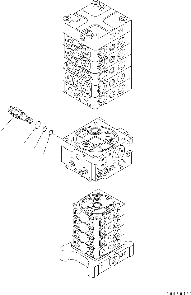 Схема запчастей Komatsu PC138US-8 - ОСНОВН. КЛАПАН (-НАВЕСН. ОБОРУД) (ОТВАЛ) (/)(№-) ОСНОВН. КОМПОНЕНТЫ И РЕМКОМПЛЕКТЫ