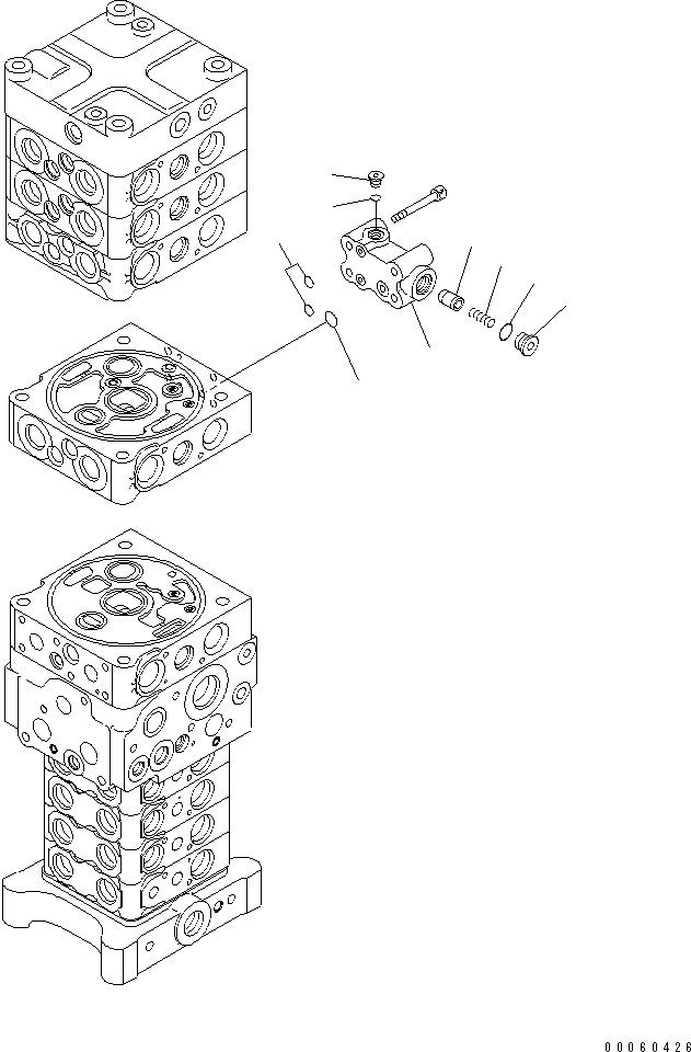 Схема запчастей Komatsu PC138US-8 - ОСНОВН. КЛАПАН (-НАВЕСН. ОБОРУД) (ОТВАЛ) (9/)(№-) ОСНОВН. КОМПОНЕНТЫ И РЕМКОМПЛЕКТЫ