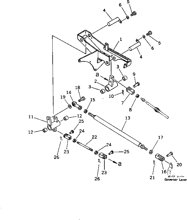 Схема запчастей Komatsu PC150-3 - МЕХАНИЗМ УПРАВЛ-Я ПОДАЧЕЙ ТОПЛИВА (БЕЗ АВТОМ. ЗАМЕДЛЕНИЕ ОБОРОТОВ)(№87-) КОМПОНЕНТЫ ДВИГАТЕЛЯ И ЭЛЕКТРИКА