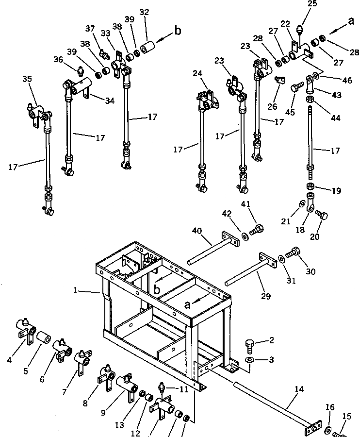 Схема запчастей Komatsu PC150-3 - КЛАПАН МЕХ-М УПРАВЛ-Я (/) (ДЛЯ УДЛИНН. РЫЧАГ УПРАВЛ-Е)(№-8) ПОВОРОТН. И СИСТЕМА УПРАВЛЕНИЯ