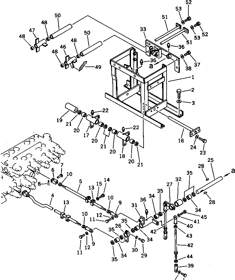 Схема запчастей Komatsu PC150-3 - КЛАПАН МЕХ-М УПРАВЛ-Я (ДЛЯ WRIST УПРАВЛ-Е)(№-8) ПОВОРОТН. И СИСТЕМА УПРАВЛЕНИЯ