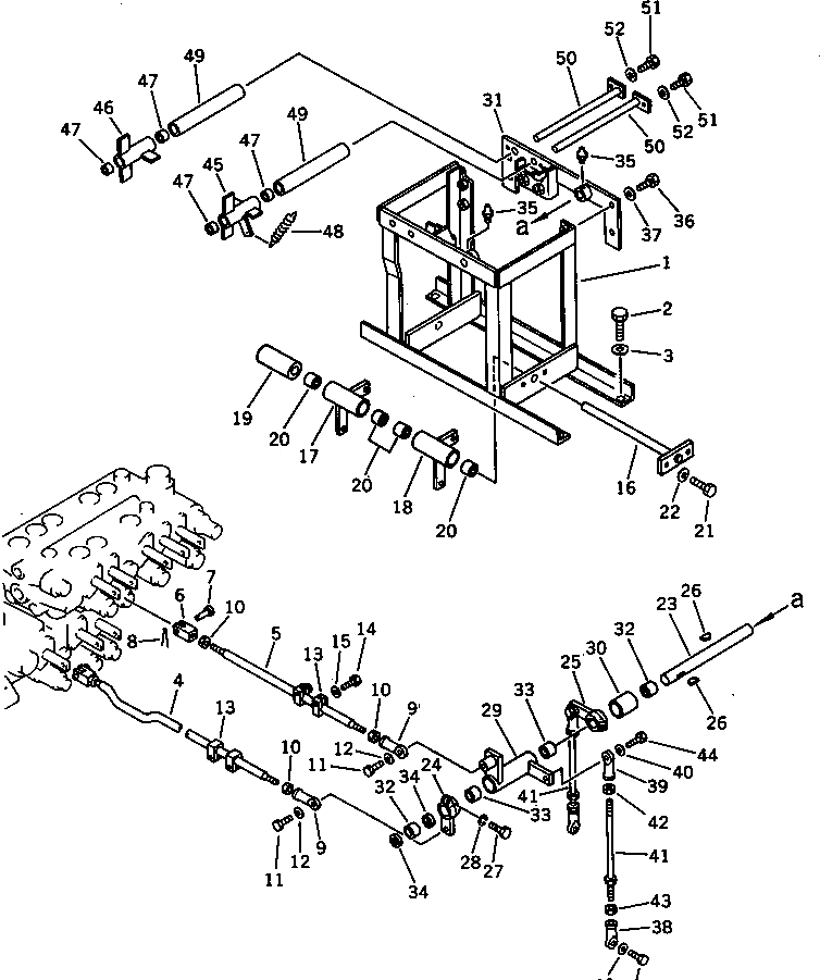 Схема запчастей Komatsu PC150-3 - КЛАПАН МЕХ-М УПРАВЛ-Я (ДЛЯ WRIST УПРАВЛ-Е)(№8-) ПОВОРОТН. И СИСТЕМА УПРАВЛЕНИЯ