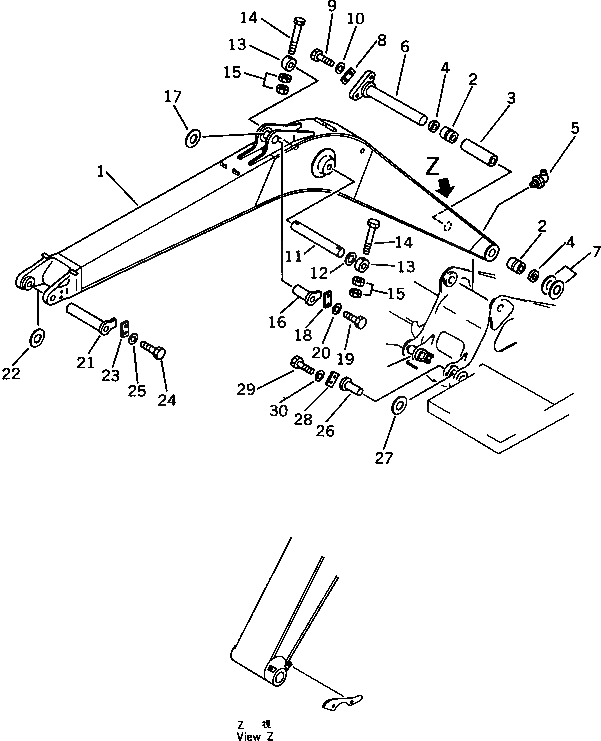 Схема запчастей Komatsu PC150LC-3 - СТРЕЛА (СПЕЦ-Я TBG) МАРКИРОВКА¤ ИНСТРУМЕНТ И РЕМКОМПЛЕКТЫ