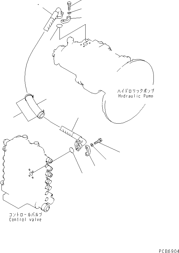 Схема запчастей Komatsu PC150LC-6K - ЛИНИЯ ПОДАЧИ(№K-K999) ГИДРАВЛИКА