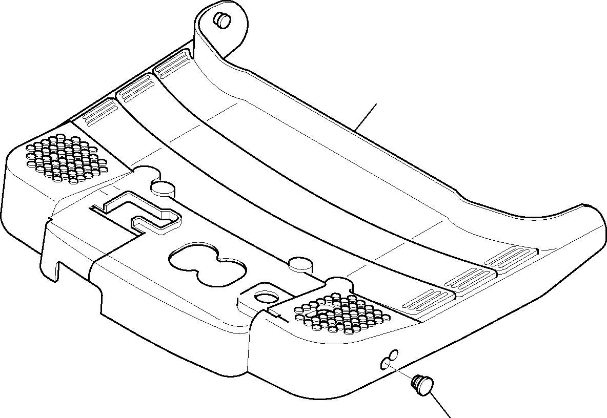 Схема запчастей Komatsu PC15R-8 DELUXE - ПОЛ МАТЕРИАЛ ЧАСТИ КОРПУСА И КАБИНА