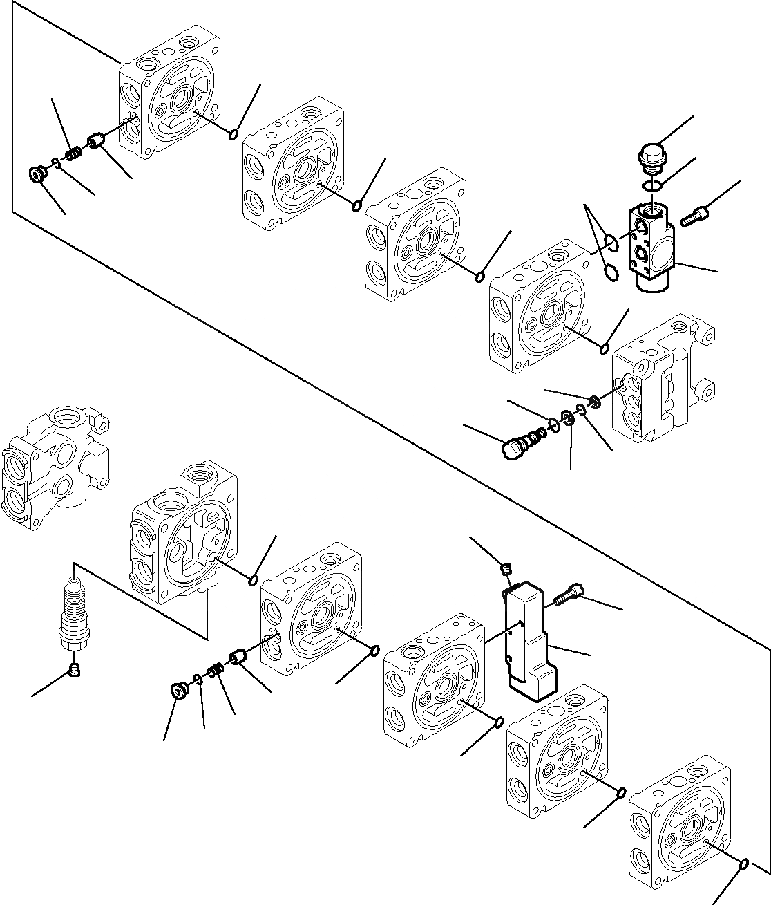 Схема запчастей Komatsu PC15R-8 DELUXE - УПРАВЛЯЮЩ. КЛАПАН (7/) УПРАВЛ-Е РАБОЧИМ ОБОРУДОВАНИЕМ