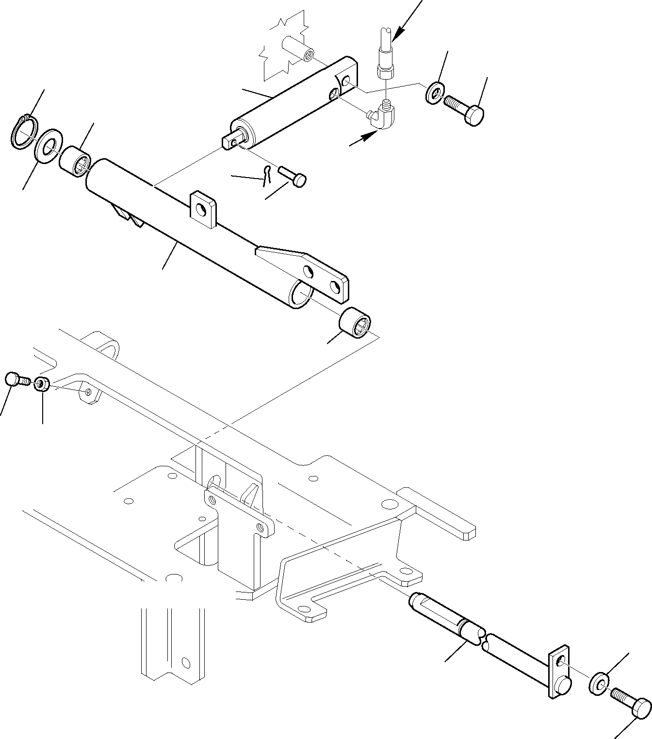 Схема запчастей Komatsu PC15R-8 DELUXE - СЕРВОУПРАВЛ. БЛОКИР. СИСТЕМА СИСТЕМА УПРАВЛЕНИЯ И ОСНОВНАЯ РАМА
