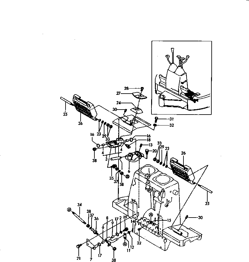 Схема запчастей Komatsu PC15FR-1 - УПРАВЛ-Е ОБОРУД-Е (ПОВОРОТН.) СИСТЕМА УПРАВЛЕНИЯ