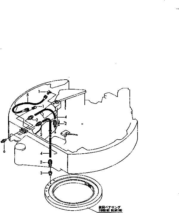Схема запчастей Komatsu PC15FR-1 - УДАЛЕНН. СИСТ. СМАЗКИ УПРАВЛ-Е РАБОЧИМ ОБОРУДОВАНИЕМ