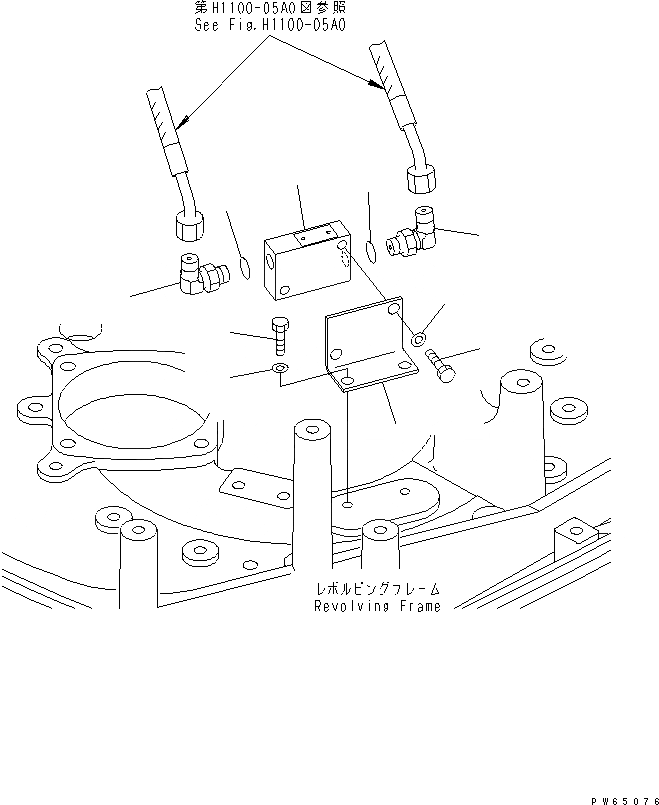 Схема запчастей Komatsu PC15MRX-1 - ГИДРОЛИНИЯ (РЕГУЛЯТОР КОНТРОЛЬ КЛАПАН) ГИДРАВЛИКА