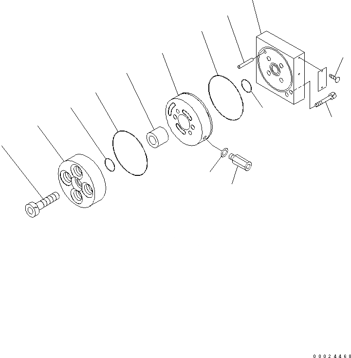 Схема запчастей Komatsu PC15MRX-1 - -WAY КЛАПАН (MULTIPLE PATTERN УПРАВЛ-Е) (/) (ДЛЯ КРОМЕ ЯПОН.) ОСНОВН. КОМПОНЕНТЫ И РЕМКОМПЛЕКТЫ