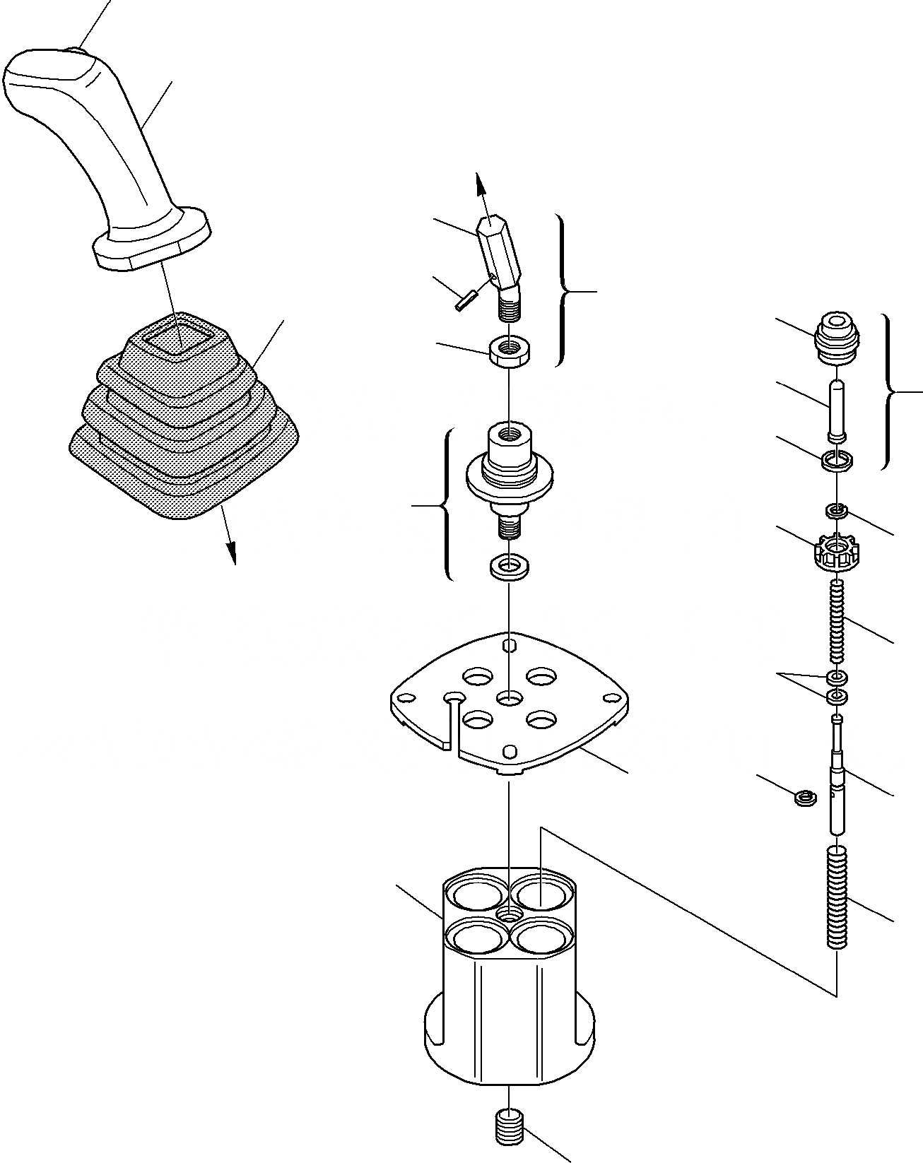 Схема запчастей Komatsu PC15R-8 - PPC КЛАПАН, ЛЕВ. (РЕГУЛЯТОР НИЖН.CARRIAGE) УПРАВЛ-Е РАБОЧИМ ОБОРУДОВАНИЕМ