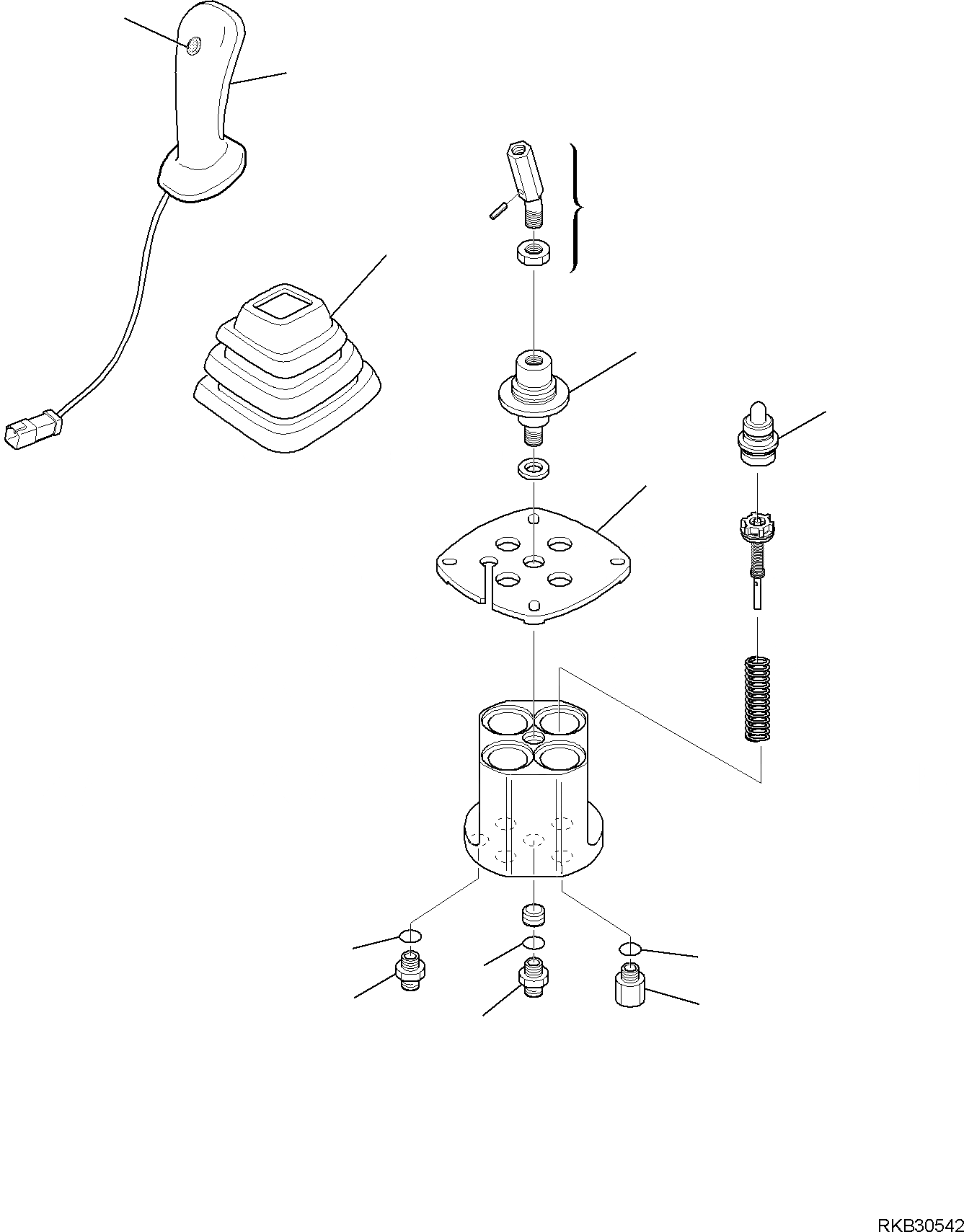 Схема запчастей Komatsu PC15R-8 - PPC КЛАПАН, ПРАВ. УПРАВЛ-Е РАБОЧИМ ОБОРУДОВАНИЕМ