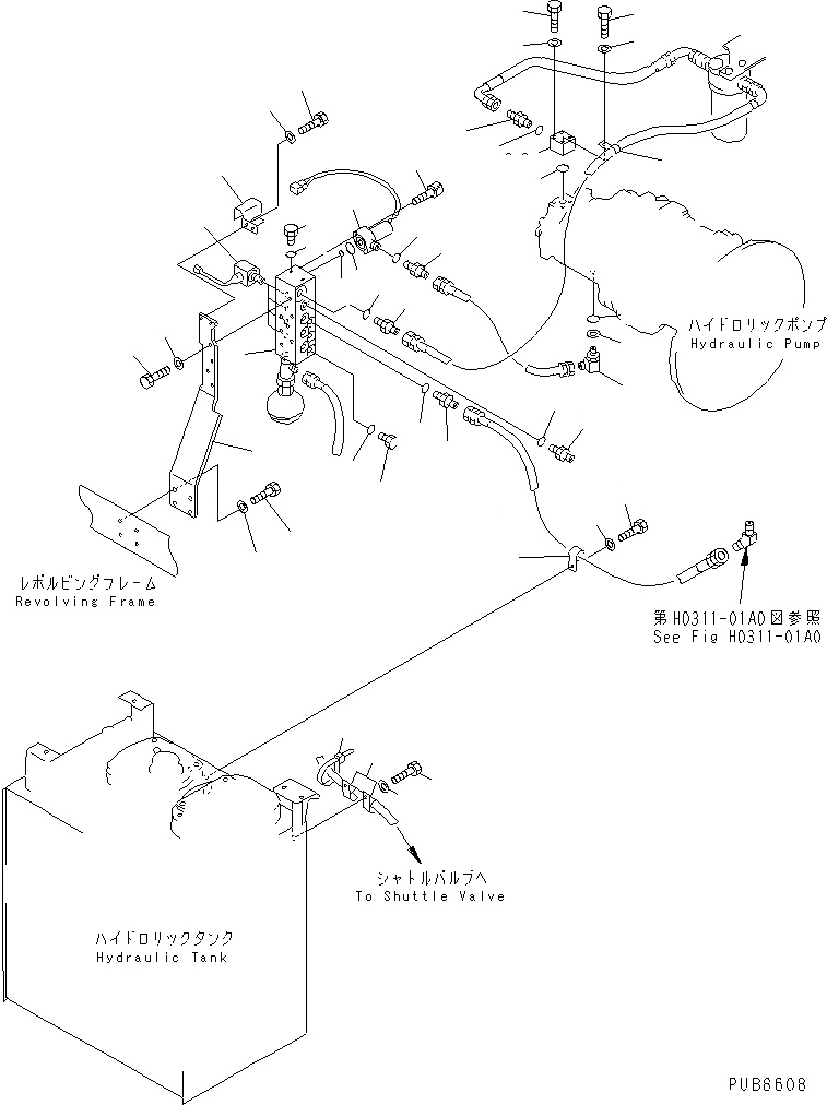 Схема запчастей Komatsu PC160-6K - СОЛЕНОИДНЫЙ КЛАПАН(№K-K999) ГИДРАВЛИКА
