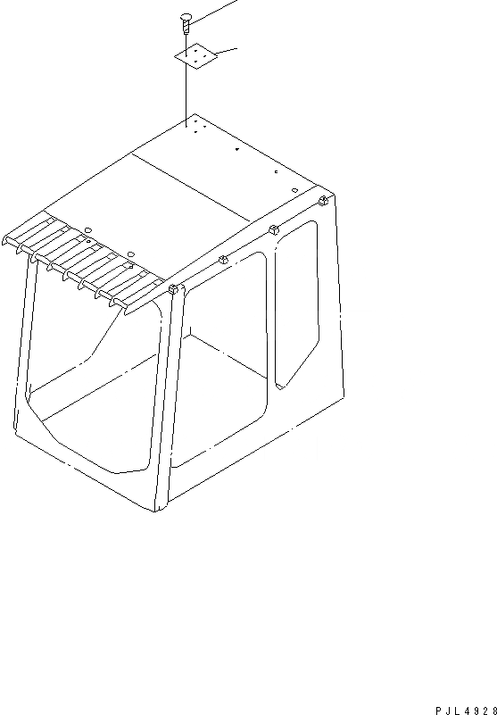 Схема запчастей Komatsu PC1600-1 - ТАБЛИЧКИ (БЕЗОПАСН.) (FOPS) МАРКИРОВКА