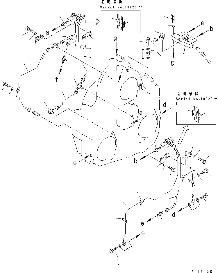 Схема запчастей Komatsu PC1600-1-A - МЕХ-М ОТБОРА МОЩНОСТИ ТРУБЫ (ЛИНИЯ СМАЗКИS)(№-) КОМПОНЕНТЫ ДВИГАТЕЛЯ