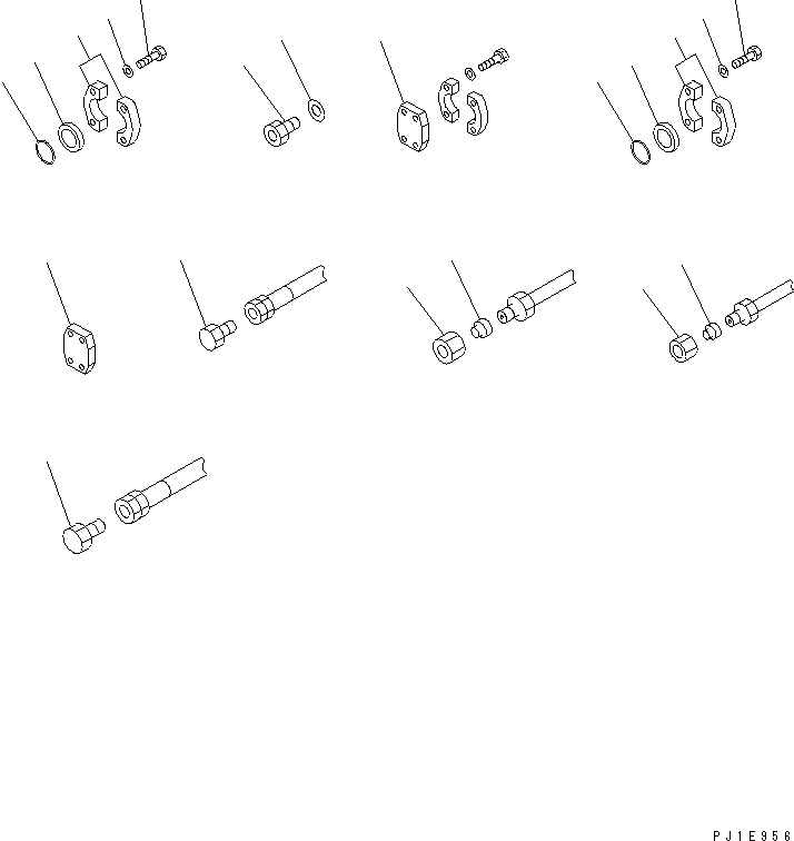 Схема запчастей Komatsu PC1600-1-A - FLASHING И ЭЛЕМЕНТЫ (ЭЛЕМЕНТЫ) (/) РАЗНОЕ