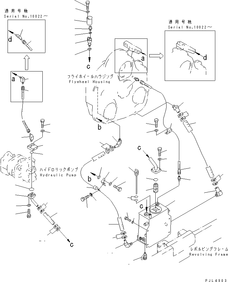 Схема запчастей Komatsu PC1600SP-1 - МЕХ-М ОТБОРА МОЩНОСТИ ТРУБЫ (ВСАСЫВ. И ВОЗВРАТНАЯ ЛИНИЯ) (AGC СПЕЦ-Я.)(№-) КОМПОНЕНТЫ ДВИГАТЕЛЯ