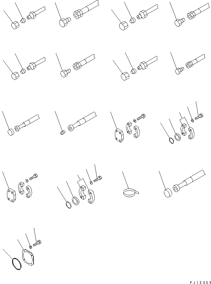 Схема запчастей Komatsu PC1600SP-1 - FLASHING И ЭЛЕМЕНТЫ (ЭЛЕМЕНТЫ) (/) РАЗНОЕ