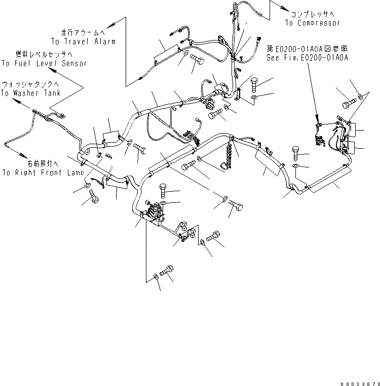 Схема запчастей Komatsu PC160LC-7 - ТОПЛИВН. БАК. (ДЛЯ НАСОС АВТОМАТИЧ. ЗАПРАВКИ) ТОПЛИВН. БАК. AND КОМПОНЕНТЫ