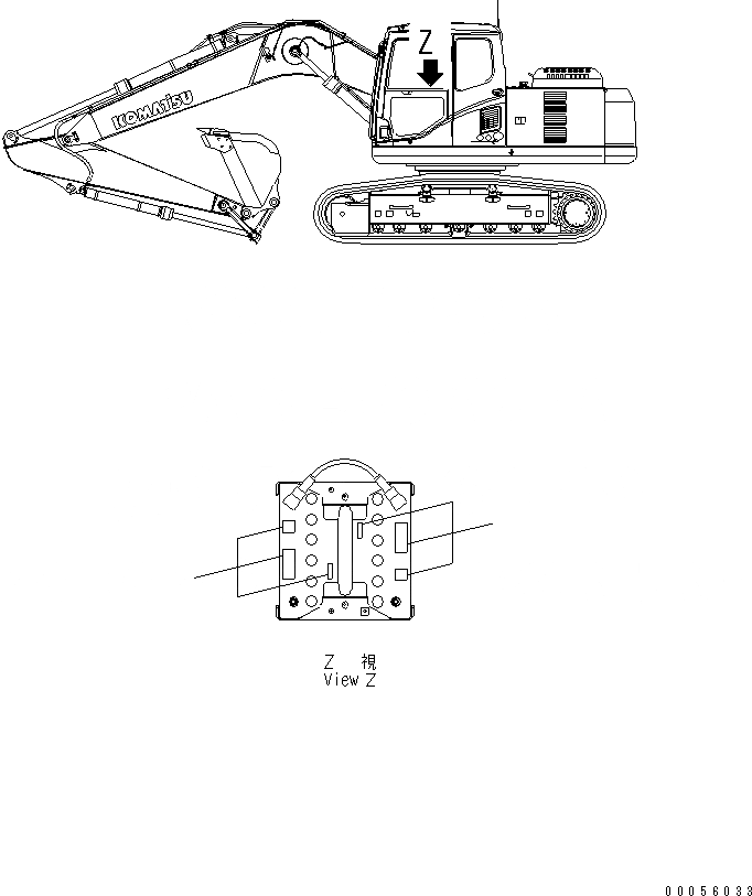 Схема запчастей Komatsu PC160LC-7E0 - АККУМУЛЯТОР МАРКИРОВКА