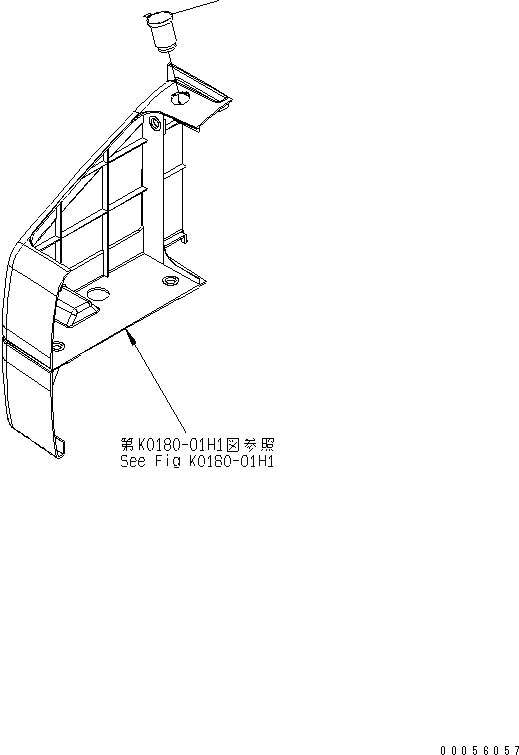 Схема запчастей Komatsu PC160LC-7E0 - ПЛАСТИНА (НАПРЯЖ. 12В) (АНГЛ.) МАРКИРОВКА