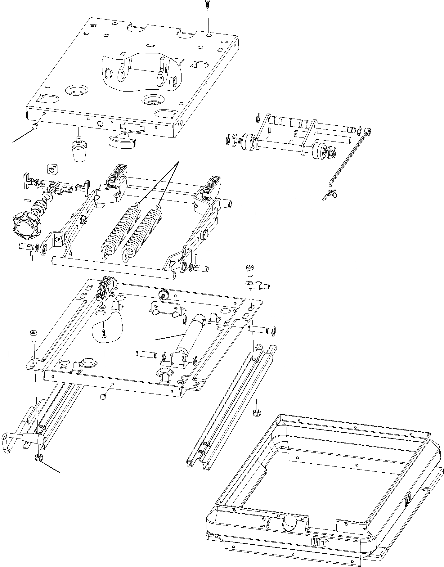 Схема запчастей Komatsu PC16R-2 - СИДЕНЬЕ ОПЕРАТОРА (/) ЧАСТИ КОРПУСА И КАБИНА