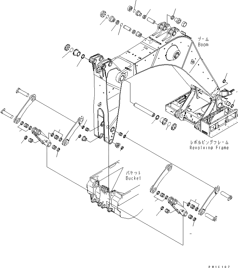 Схема запчастей Komatsu PC1800-6 - ХОЛОДН. КОМПЛЕКТ (УПЛОТНЕНИЕ¤/) (-C СПЕЦ-Я)(№-) РАЗНОЕ