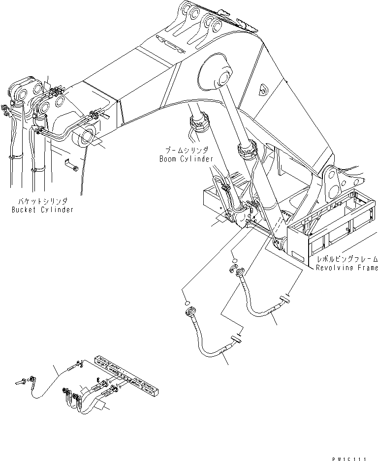 Схема запчастей Komatsu PC1800-6 - ХОЛОДН. КОМПЛЕКТ (ОСНОВН. И ГЛАВН. ШЛАНГИ¤/7) (-C СПЕЦ-Я)(№-) РАЗНОЕ