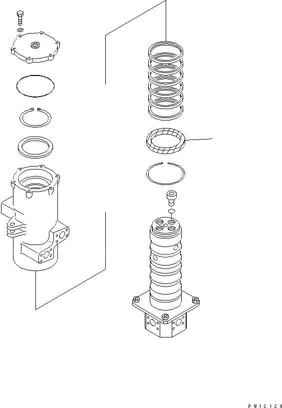 Схема запчастей Komatsu PC1800-6 - ХОЛОДН. КОМПЛЕКТ (ЦИЛИНДР¤/) (-C СПЕЦ-Я)(№-) РАЗНОЕ