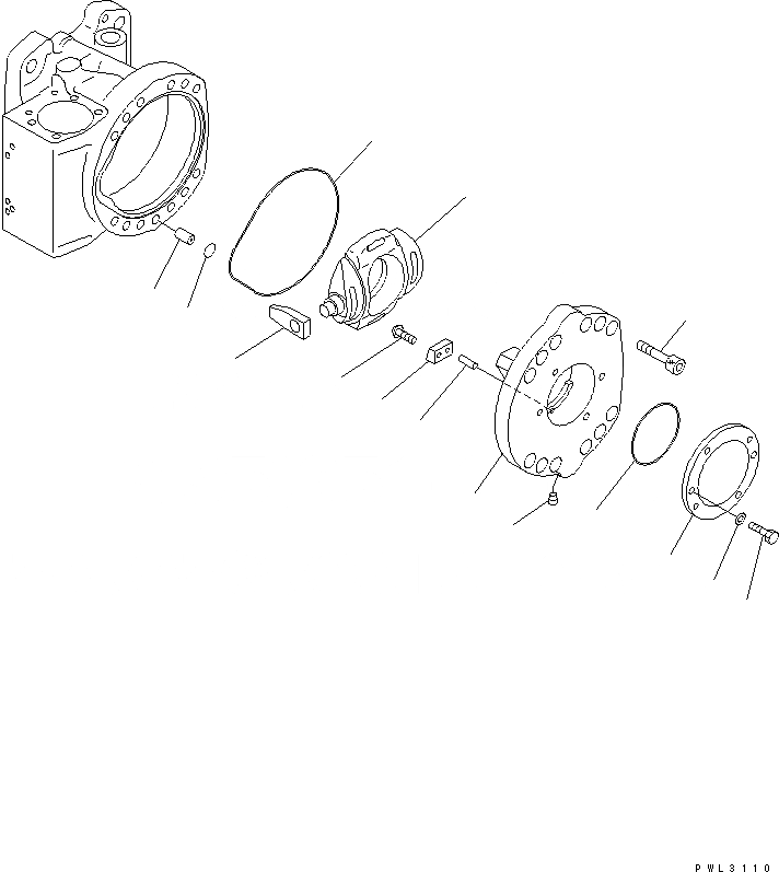 Схема запчастей Komatsu PC1800-6 - ОСНОВН. НАСОС (/) (NO. НАСОС) ОСНОВН. КОМПОНЕНТЫ И РЕМКОМПЛЕКТЫ